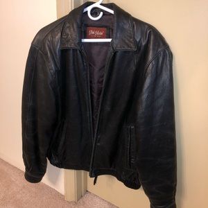 Vintage leather jacket unisex